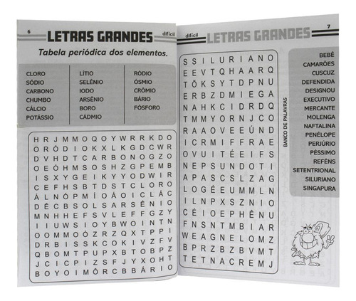 Scottini Touch: Caça-palavras Letras Grandes Difícil V1