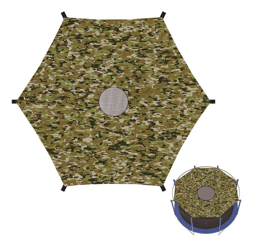 Toldo Para Trampolín, Cubierta Protectora Solar Para 2,44 M