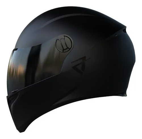 Casco negro para moto hotsell