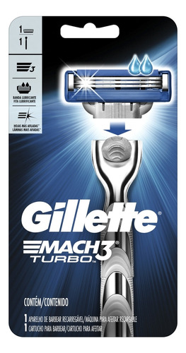 Máquina para afeitar Gillette  Mach3 Turbo