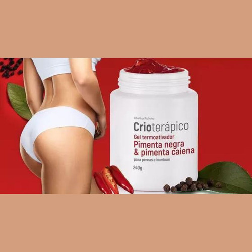 Gel Termo Activador Pimienta Calentamiento para Quemar Grasa
