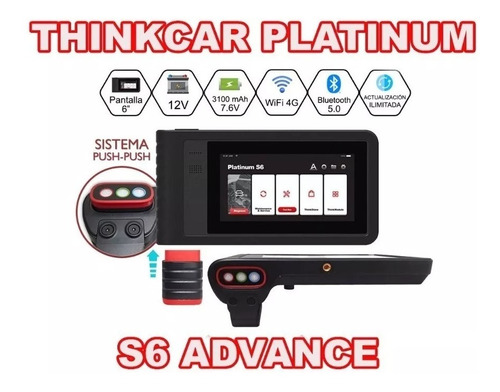 Thinkcar Platinum S6 Advance Diagnostico Completo 