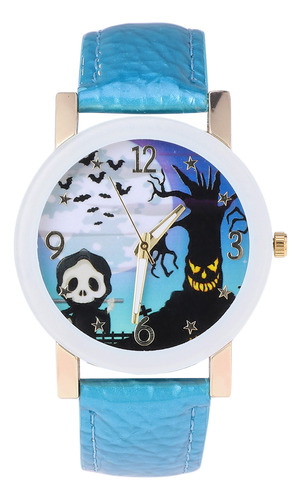 Reloj De Cuarzo Para Mujer Con Temática De Halloween Lake Bl