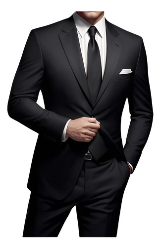 Terno Slim Masculino Completo Com Colete - Envio Expresso