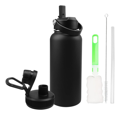 Termo Acero Inoxidable 1 Litro Botella Agua Deportiva