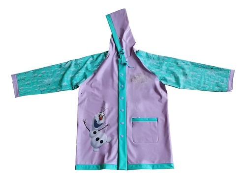 Piloto Infantil De Lluvia Frozen Olaf Anna Elsa Impermeable