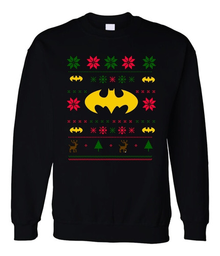 Sudadera Anime Navidad Ugly Christmas Sweater Retro Batman 3