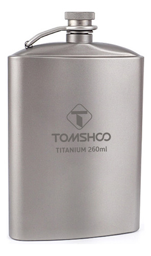 Chaleira De Titânio Tomshoo Hip Titanium Outdoor Frasco De 2