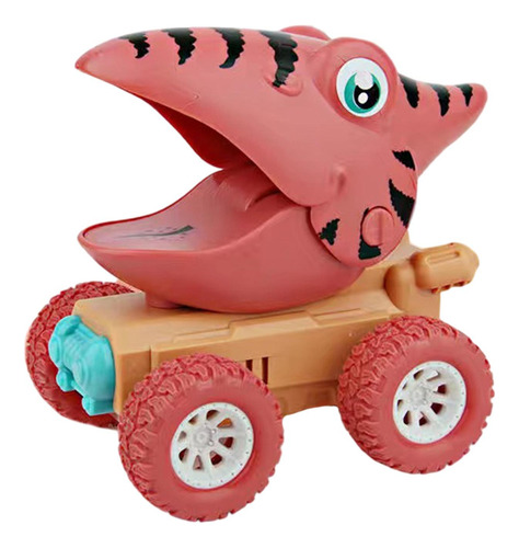 Lindo Coche De Dinosaurios Modelo De Aprendizaje Tire Hacia