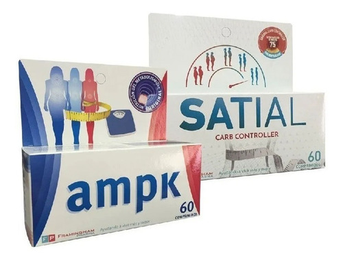 Ampk 60 Comp + Satial De 60 Comp Combo Adelgazante