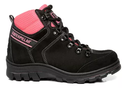 Bota Caterpillar Amarela Adventure Cano Alto