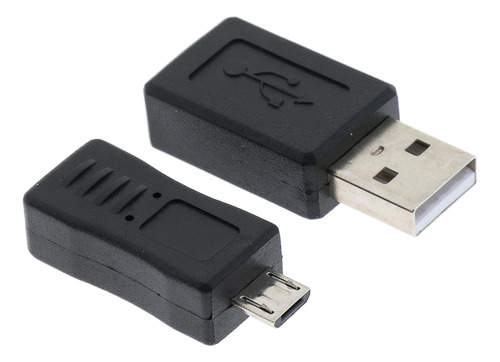 10 Unids Usb Mini Adaptador Convertidor Carga A Micro Usb