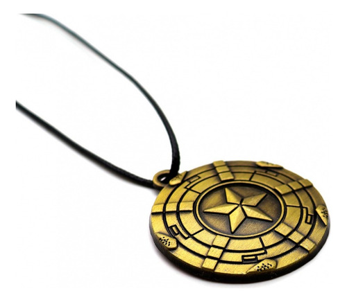 Collar Capitan America Avengers Escudo + Estuche