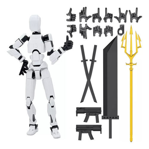 M0r Figura Lucky Dummy T13 Ensamblada, Acción De Titan 13