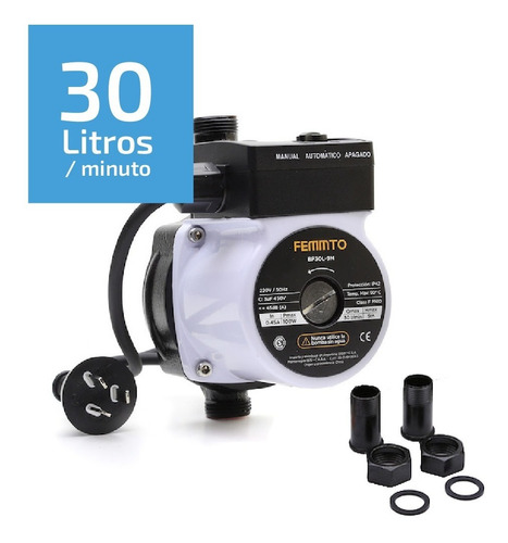 Imagen 1 de 10 de Bomba Presurizadora De Agua Elevadora Presion 9 Metros 220v