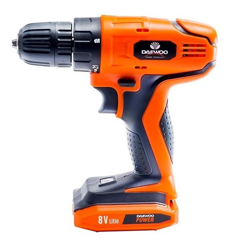 Imagen 5 de 10 de Taladro Atornillador Inalambrico Daewoo Kit Set Herramientas