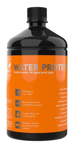 Removedor De Cloro Para Lagos Cubos Water Protect - 1 Litro