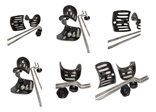 Juego De Pierneras Plástico Kit 6 Pzas.