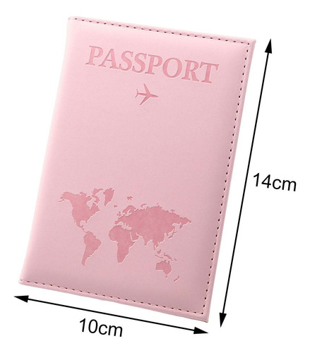3 Paquete De 2-6 Carteras De Pasaporte De 14cmx10cmx1cm