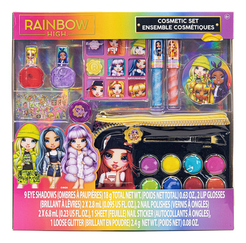 Rainbow High Juego De Maquillaje Cosmetico Townley Girl