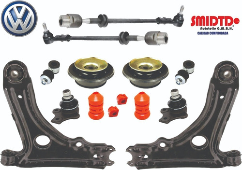 Kit Bases Horquillas Varillas Std Y Gomas Vw Golf A3 93-94