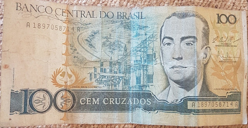 100 Cem Cruzados  Brasil Numismática