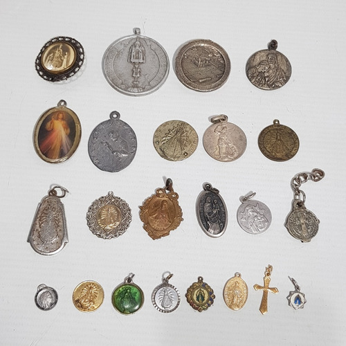Antiguas Medallas Religiosas Colección Lote X 23 Mag 61846