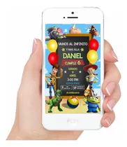 Comprar Invitación Digital Con Botones Interactivos Toy Story Mod 2 Toy Story