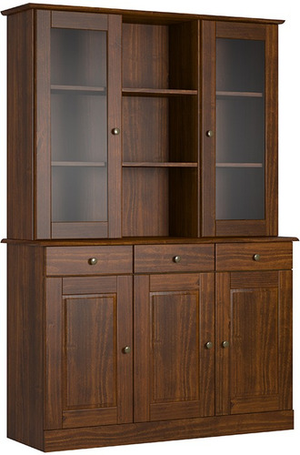 Imagen 1 de 1 de Cristalero 5 Puertas Madera Comedores Divino