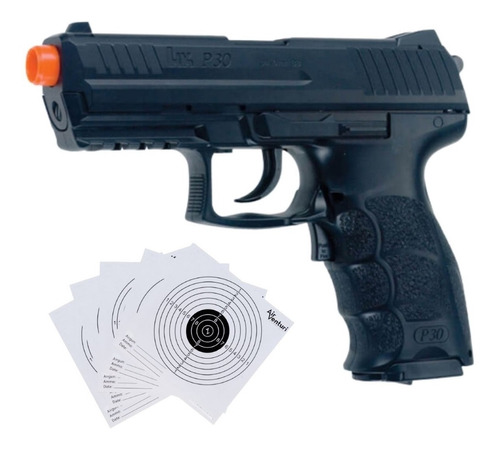 Marcadora Airsoft Hk P30 Electronica Blowback Bbs 6mm Xtreme