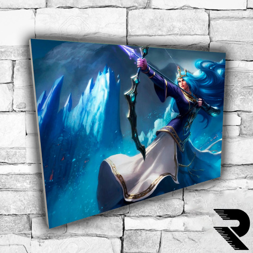 Cuadro De Reina Ahe | League Of Legends | 30x21 Cm