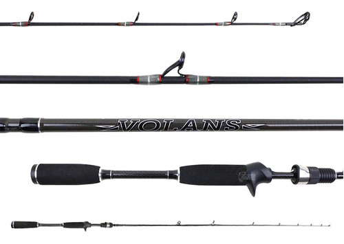 Vara Para Carretilha Rapala Volans (1,68m) 8lbs - Inteiriça