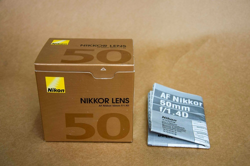 Lente Nikon 50mm F1.1:4 D Af Serve Full Frames