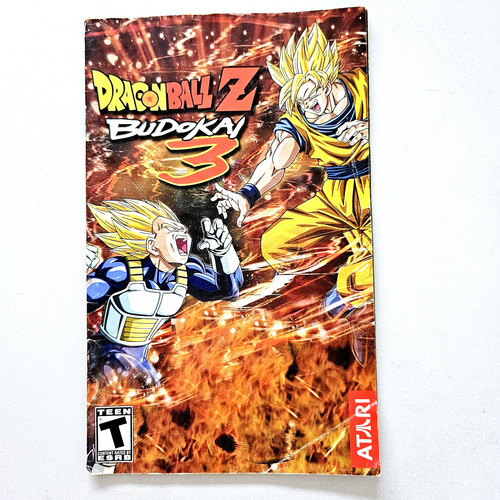 Manual Original Dragon Ball Z Budokai 3 Original Ps2 (Usado)
