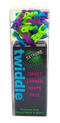 Twiddle Extreme Crunch Safe Toy, Azul - Verde - Morado