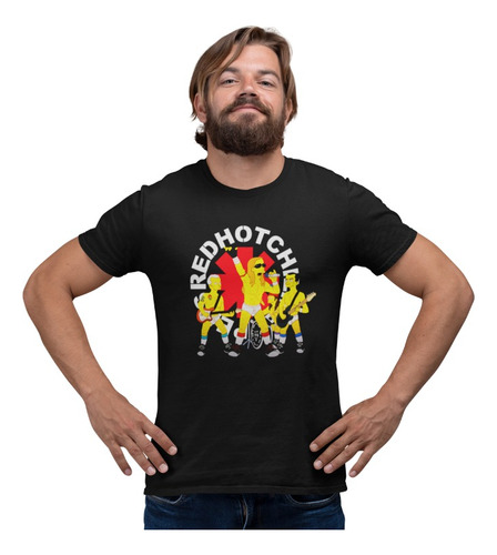 Playera Wear Print Red Hot Chilli Peppers, Simpsons 