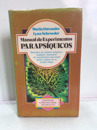 Manual De Experimentos Para Psíquicos- Ostrander - Esoterico