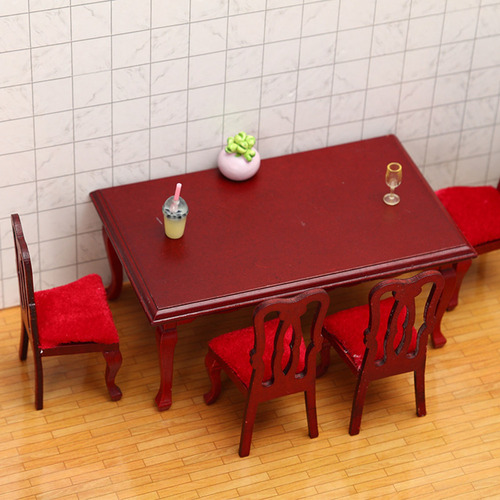 Silla De Mesa De Casa De Muñecas En Miniatura 1:12 Silla De