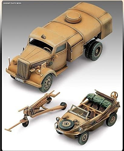 German Fuel Tank & Schwimmwagen 1/72 Academy