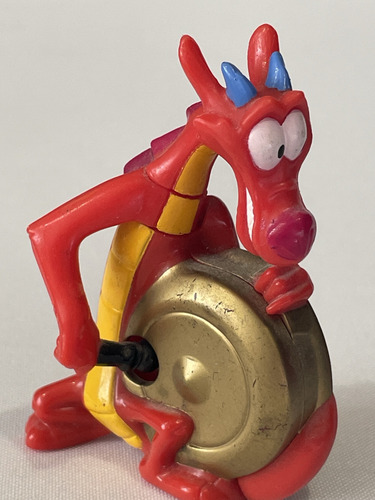 Mushu Dragon De Mulan Mini Figura 8cms Original Disney Mcdon (Usado)