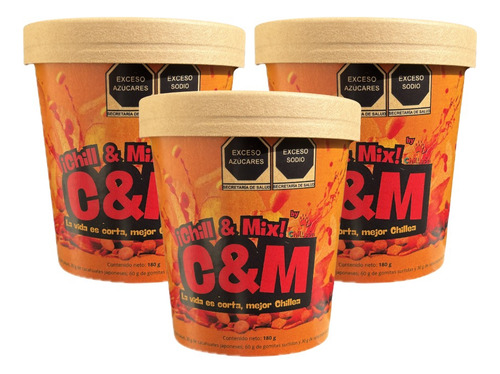 Pack De 3 Papas Chill & Mix Mezcla De Snacks