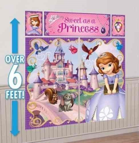 Princesa Sofia Decoracion Pared 1.65x1.85 Fiestas Infantiles