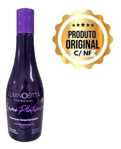 Shampoo Desamarelador Platinum 300ml LuminosittĂ