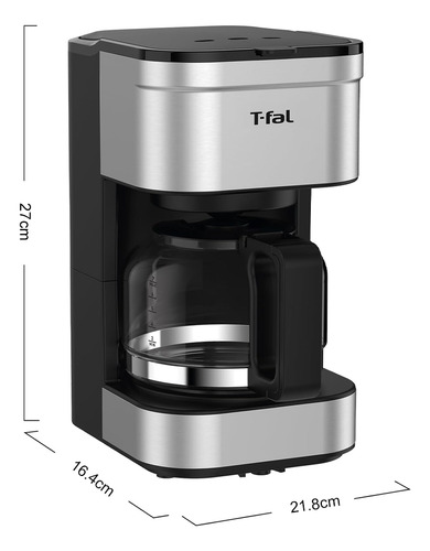 Cafetera Electrica T-fal Elegance Perma Filtro 7 Tazas 550w