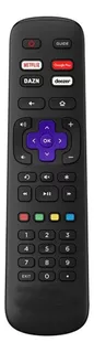 Controle Remoto Compatível Para Tv Aoc Roku Led Smart