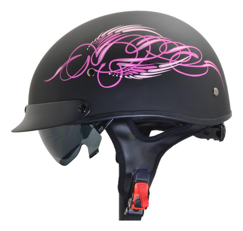 Casco Para Moto Vega Helmets 7823053 Talla L Color Negro