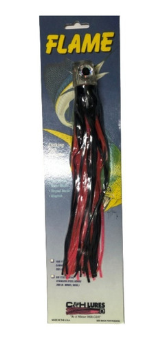 Señuelo Pesca Mar C&h Lures Flame Trolling Lure 