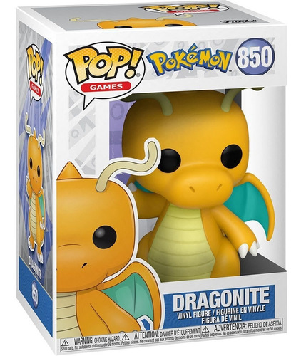 Imagen 2 de 2 de Funko Pop Games: Pokemon - Dragonite
