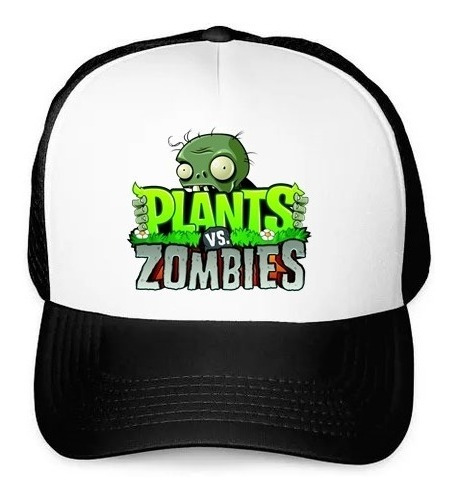 Gorra Unisex De Malla Plants Vs Zombies Gamer Plantas Vs 