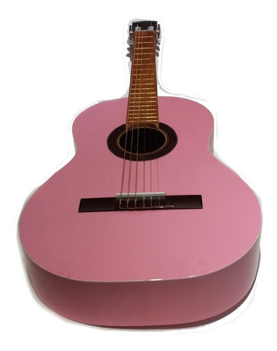 Guitarra Criolla Bohemia 18 Color Rosa Envío Gratias!